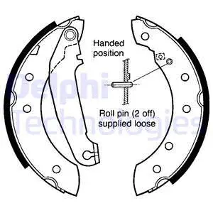 Brake Shoe Set (LS1614)