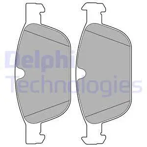 Brake Pad Set, disc brake (LP2140)