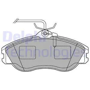 Brake Pad Set, disc brake (LP1454)