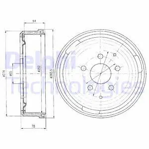 Brake Drum (BF184)