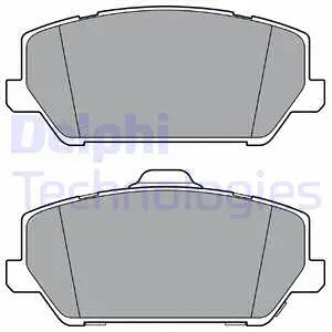 Brake Pad Set, disc brake (LP3400)