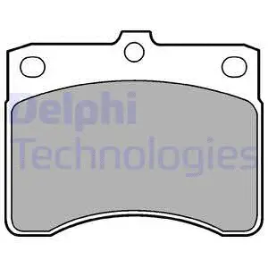Brake Pad Set, disc brake (LP578)