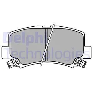 Brake Pad Set, disc brake (LP1439)