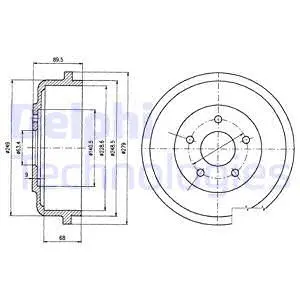 Brake Drum (BF488)