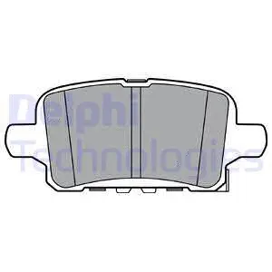 Brake Pad Set, disc brake (LP3372)