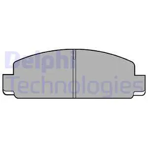 Brake Pad Set, disc brake (LP410)