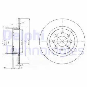 Brake Disc (BG3945)