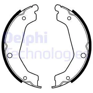 Brake Shoe Set, parking brake (LS2085)