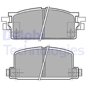 Brake Pad Set, disc brake (LP462)