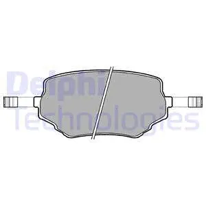 Brake Pad Set, disc brake (LP1015-18B1)