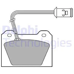 Brake Pad Set, disc brake (LP214)