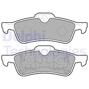 Brake Pad Set, disc brake (LP1712)