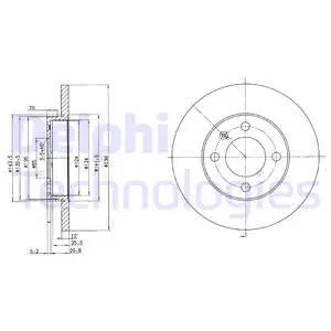 Brake Disc (BG2116)