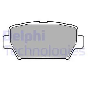 Brake Pad Set, disc brake (LP3433)