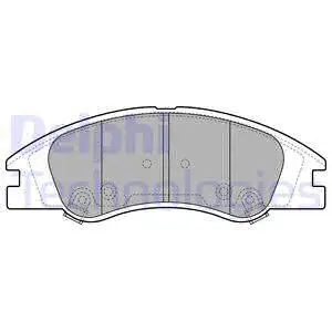 Brake Pad Set, disc brake (LP1932)