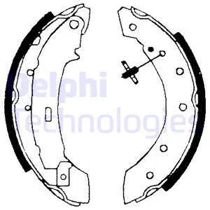 Brake Shoe Set (LS1691)