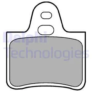 Brake Pad Set, disc brake (LP127)