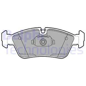 Brake Pad Set, disc brake (LP1421-18B1)