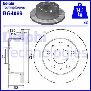 Brake Disc (BG4099)