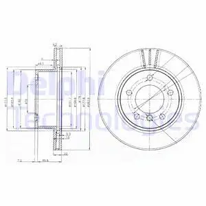 Brake Disc (BG3899)