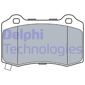 Brake Pad Set, disc brake (LP3547)