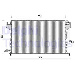Condenser, air conditioning (TSP0225024)