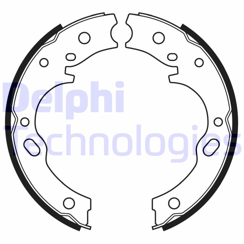 Brake Shoe Set, parking brake (LS2171)