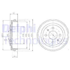 Brake Drum (BF136)