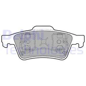 Brake Pad Set, disc brake (LP1726)
