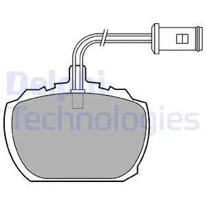 Brake Pad Set, disc brake (LP216)