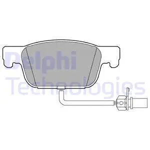 Brake Pad Set, disc brake (LP3219)