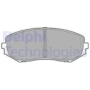 Brake Pad Set, disc brake (LP2001)