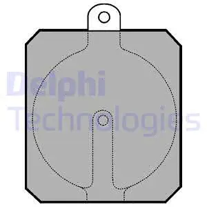 Brake Pad Set, disc parking brake (LP111)