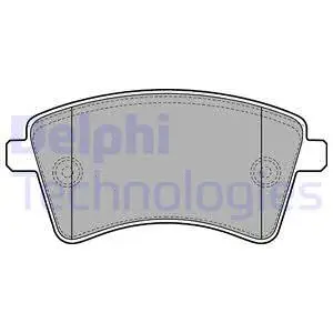 Brake Pad Set, disc brake (LP2078)