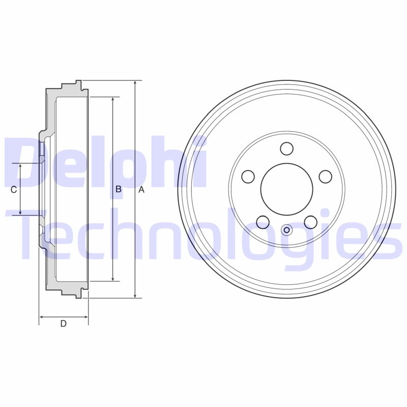 Brake Drum (BF575)