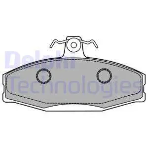 Brake Pad Set, disc brake (LP1429)