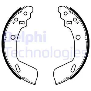 Brake Shoe Set (LS2073)