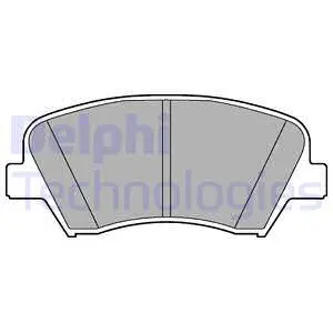 Brake Pad Set, disc brake (LP2293)