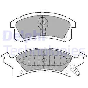 Brake Pad Set, disc brake (LP898)