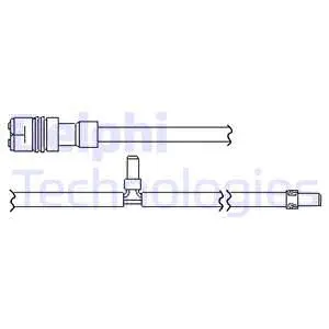 Warning Contact, brake pad wear (LZ0286)