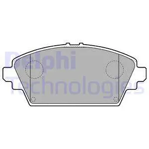 Brake Pad Set, disc brake (LP1732)