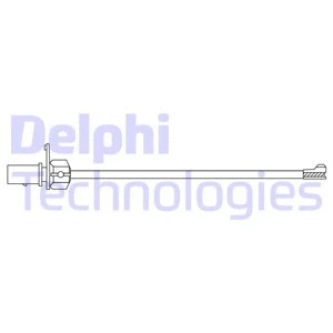 Warning Contact, brake pad wear (LZ0304)