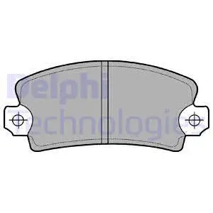 Brake Pad Set, disc brake (LP54)