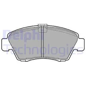 Brake Pad Set, disc brake (LP810)