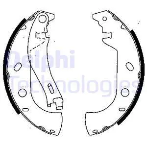 Brake Shoe Set (LS1847)