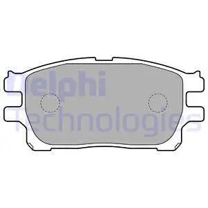 Brake Pad Set, disc brake (LP1784)