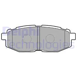 Brake Pad Set, disc brake (LP2076)