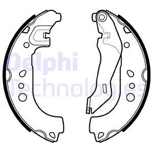 Brake Shoe Set (LS2107)