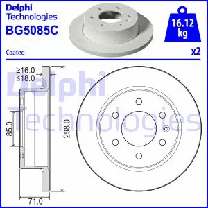 Brake Disc (BG5085C)