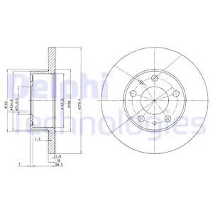 Brake Disc (BG2845)